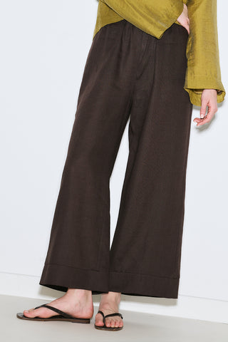 Draped Wide Sleeve Blouse Yellow