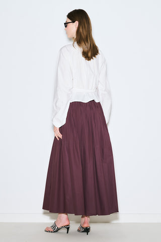 Tie Detail Cropped Blouse Ecru