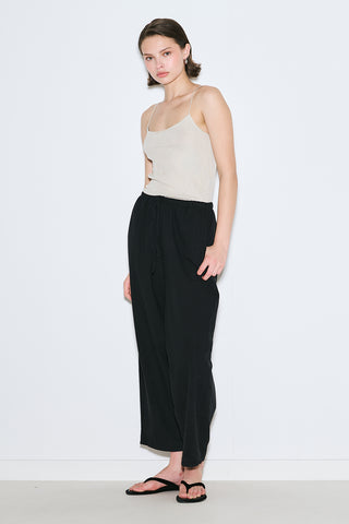 Rustic Relaxed Trousers Black