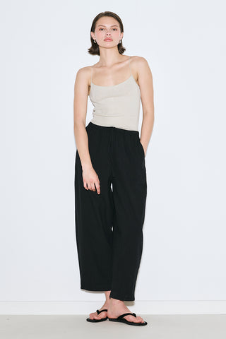 Rustic Relaxed Trousers Black