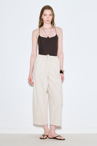 Rustic Relaxed Trousers Natural