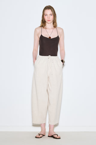 Rustic Relaxed Trousers Natural