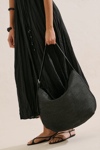 Ezra Woven Xl Bag Black