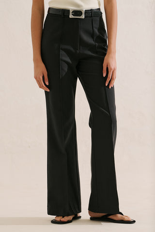 Classic Wide Leg Trousers Black