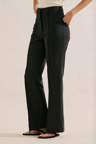 Classic Wide Leg Trousers Black