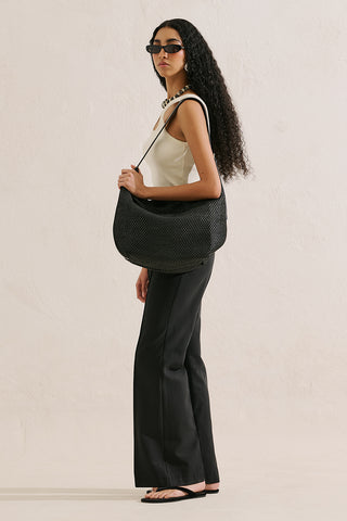 Ezra Woven Xl Bag Black