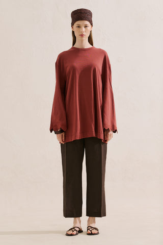 Embroidered Wide Sleeve Blouse Tile