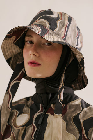 Bucket Hat With String Sahara