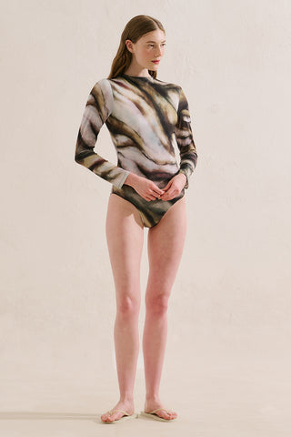 Patterned Surf Swimsuit Nora