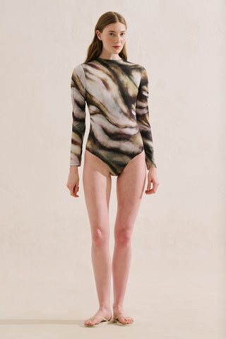 Patterned Surf Swimsuit Nora
