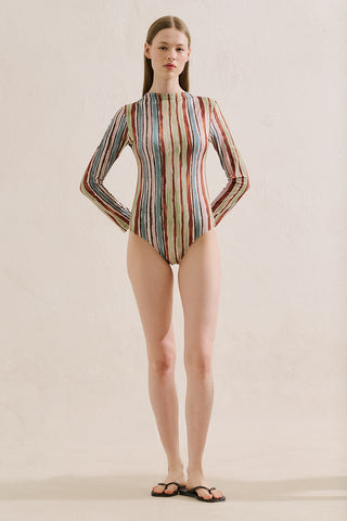 Patterned Surf Swimsuit Mira