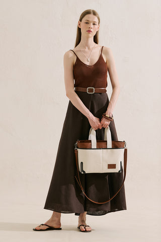 Nomad Pocket Canvas Tote Bag Black