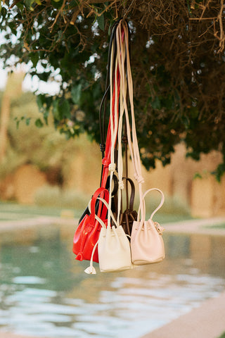 Lula Mini Ruched Bag Soft Pink