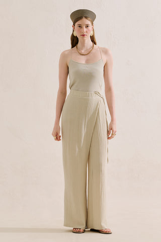 Muslin Wrap Trousers Sand