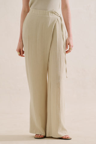 Muslin Wrap Trousers Sand