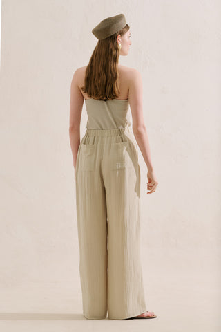 Muslin Wrap Trousers Sand
