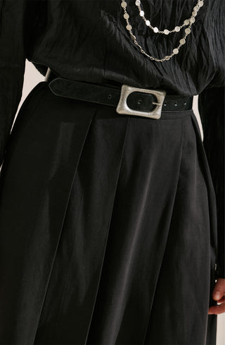Vintage Buckle Belt Black