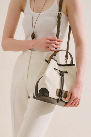 Nomad Canvas Bucket Bag Brown