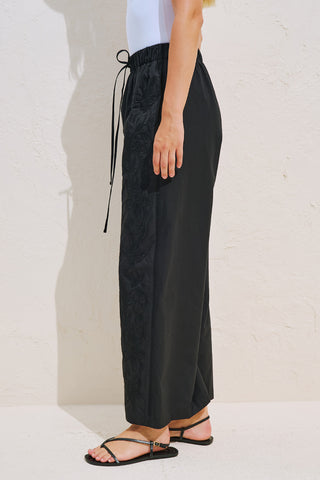 Limited Edition Embroidered Trousers Black