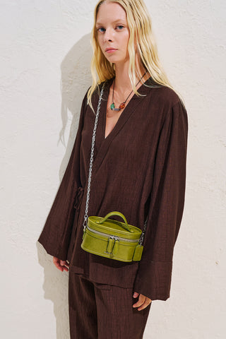 Mita Mini Zip Bag Dark Green