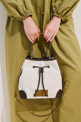 Nomad Canvas Bucket Bag Brown