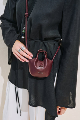 Bonny Mini Crossbody Bag Burgundy