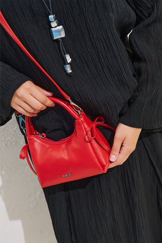 Camila Mini Bow Bag Red