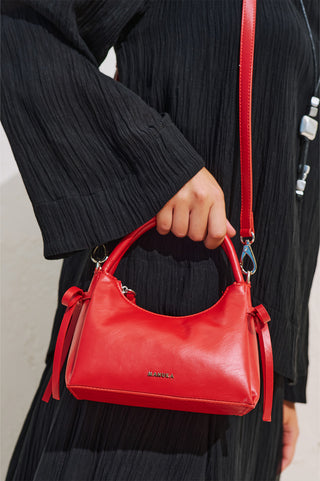 Camila Mini Bow Bag Red