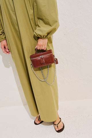 Mita Mini Zip Bag Brown