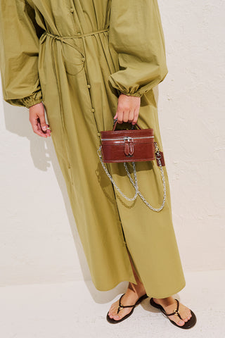Mita Mini Zip Bag Brown