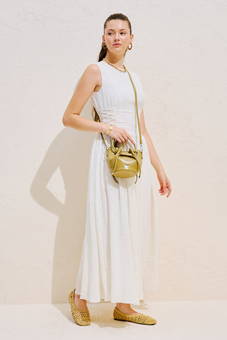 Amoree Knot Handle Bag Green