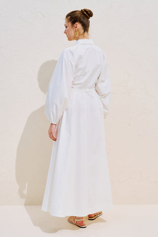 Edith Shirt Dress Ecru