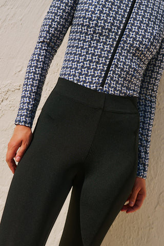 Stirrup Swim Leggings Black