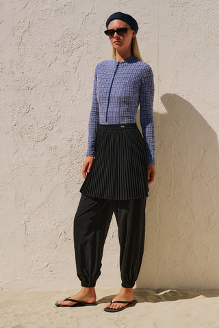 Ruched Jogger Swim Trousers Black