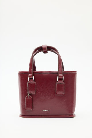 Era Mini Box Bag Burgundy