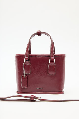 Era Mini Box Bag Burgundy
