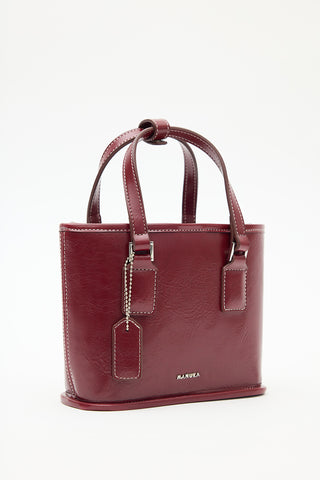 Era Mini Box Bag Burgundy