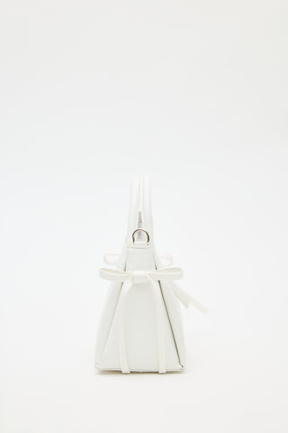 Camila Mini Bow Bag White