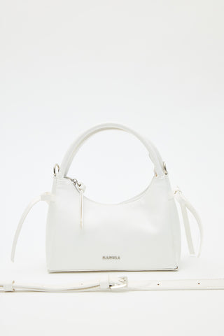 Camila Mini Bow Bag White