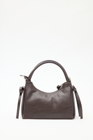 Camila Mini Bow Bag Dark Brown
