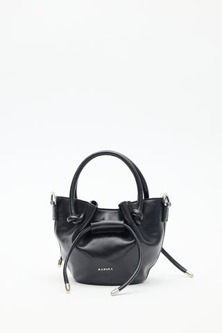 Amoree Knot Handle Bag Black