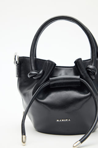 Amoree Knot Handle Bag Black