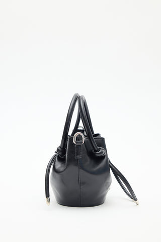 Amoree Knot Handle Bag Black