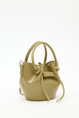 Amoree Knot Handle Bag Green