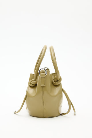 Amoree Knot Handle Bag Green