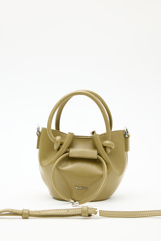 Amoree Knot Handle Bag Green