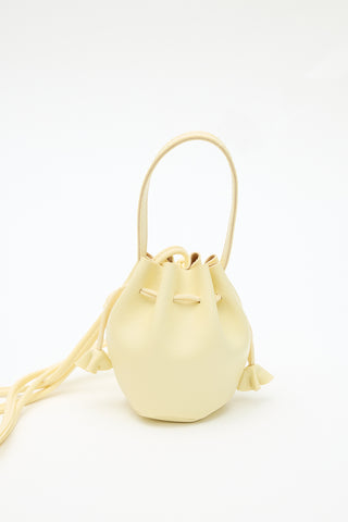 Lula Mini Ruched Bag Yellow