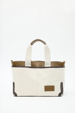 Nomad Pocket Canvas Tote Bag Brown