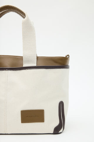 Nomad Pocket Canvas Tote Bag Brown