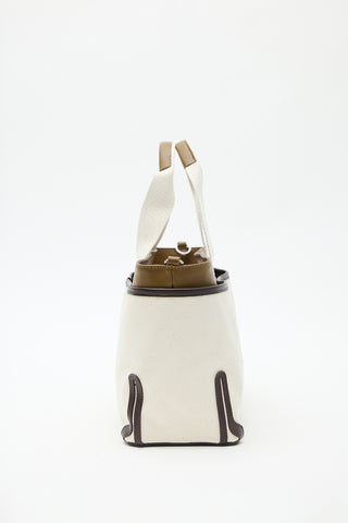 Nomad Pocket Canvas Tote Bag Brown